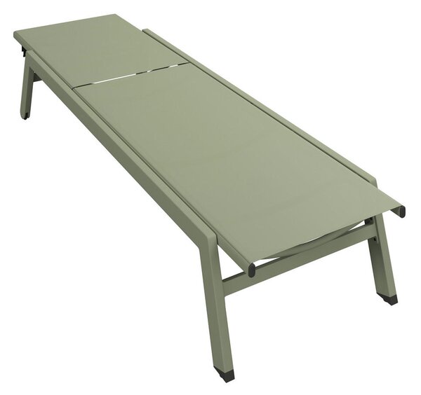 LEŽALNIK aluminij prašno lakirano olivno zelena