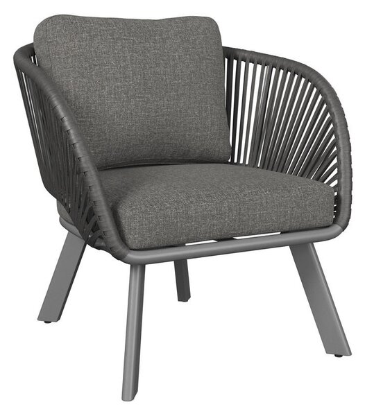 LOUNGE NASLANJAČ tkanina aluminij