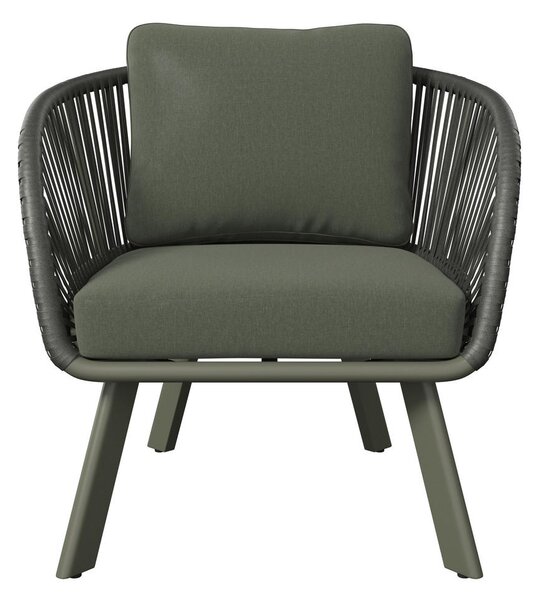 LOUNGE NASLANJAČ tkanina aluminij