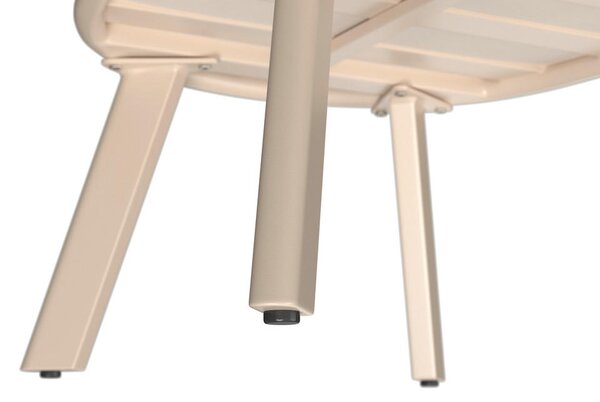 LOUNGE NASLANJAČ tkanina aluminij