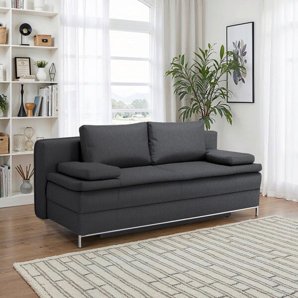 BOXSPRING ZOFA, antracit tekstil