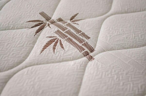 POSTELJA Z VZMETNICO 120 cm x 200 cm , kovina, tekstil siva