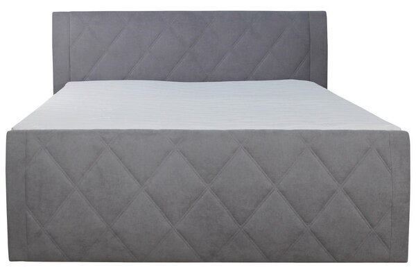 POSTELJA BOXSPRING 180 cm x 200 cm , tekstil rjava