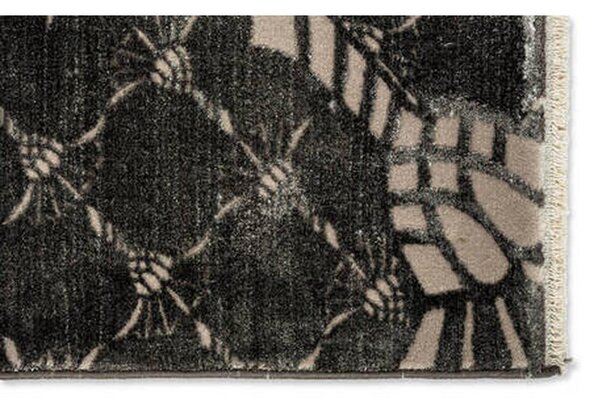 TKANA PREPROGA Cornflower Double 170/240 cm tkano barve grafita