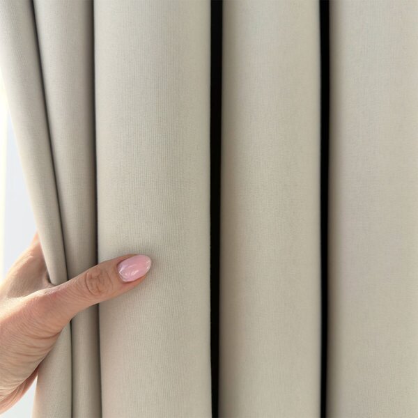 Zavese v setu Blackout Light Beige (2 kos) 140x260