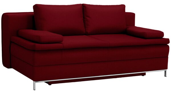 BOXSPRING ZOFA, temno rdeča tekstil