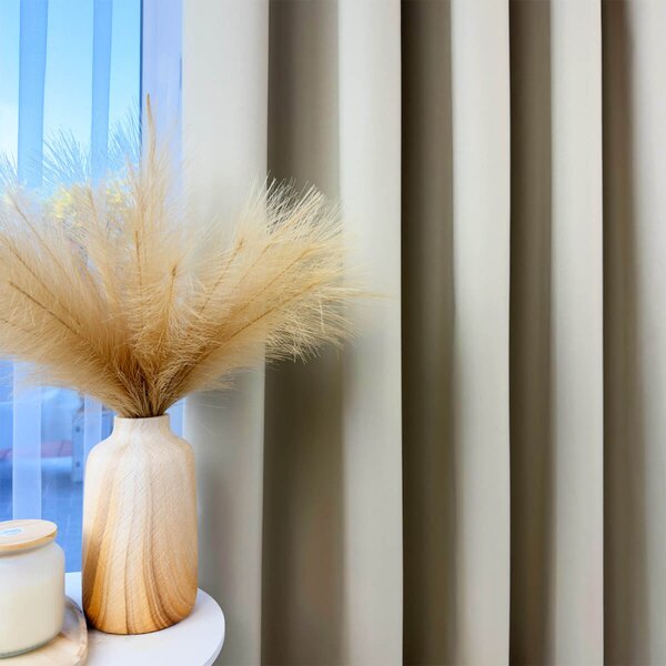 Zavese v setu Blackout Light Beige (2 kos) 140x260