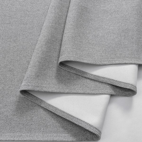 Zavese v setu Blackout Canvas Grey (2 kos) 135x250