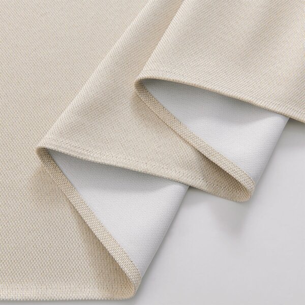 Zavese v setu Blackout Canvas Light Beige (2 kos) 135x250