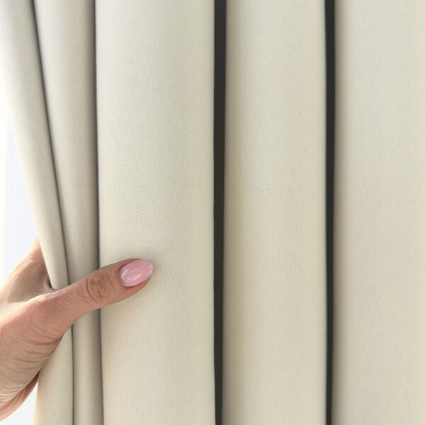 Zavese v setu Blackout Beige (2 kos) 140x260