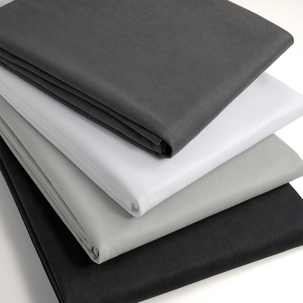 Zavese v setu EFE MAT Black (2 kos) 135x260