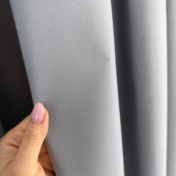 Zavese v setu Blackout Grey (2 kos) 140x260
