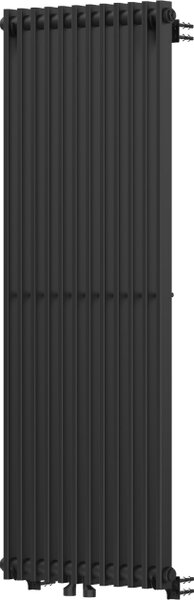 Mexen Kansas dekorativni radiator 1200 x 420 mm, 842 W, črn - W204-1200-420-00-70