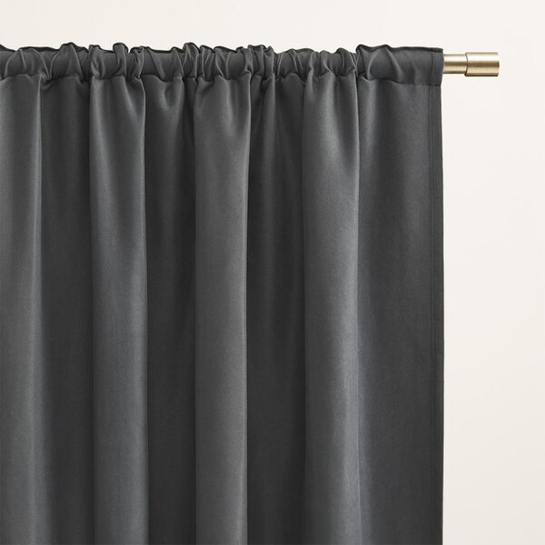 Zavese v setu EFE Anthracite (2 kos) 135x250
