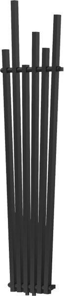 Mexen Omaha dekorativni radiator 1800 x 420 mm, 655 W, črn - W208-1800-420-00-70