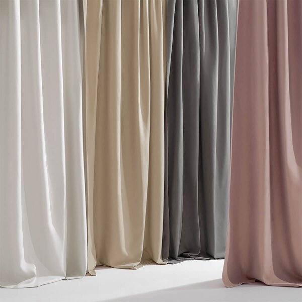 Zavese v setu EFE Pink (2 kos) 135x250