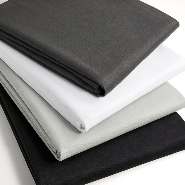 Zavese v setu EFE White (2 kos) 135x250