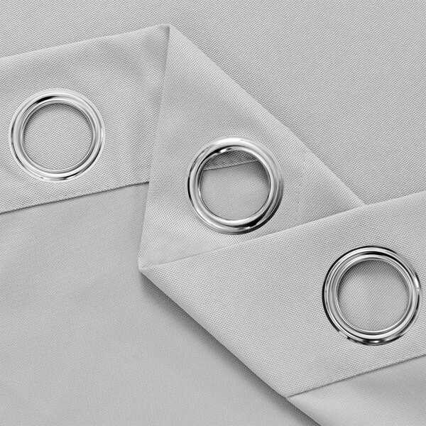 Zavese v setu EFE Light Grey (2 kos) 135x260