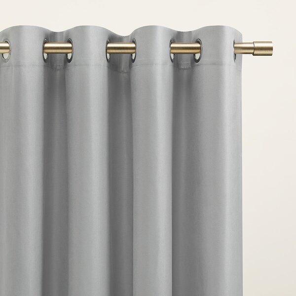 Zavese v setu EFE Light Grey (2 kos) 135x260