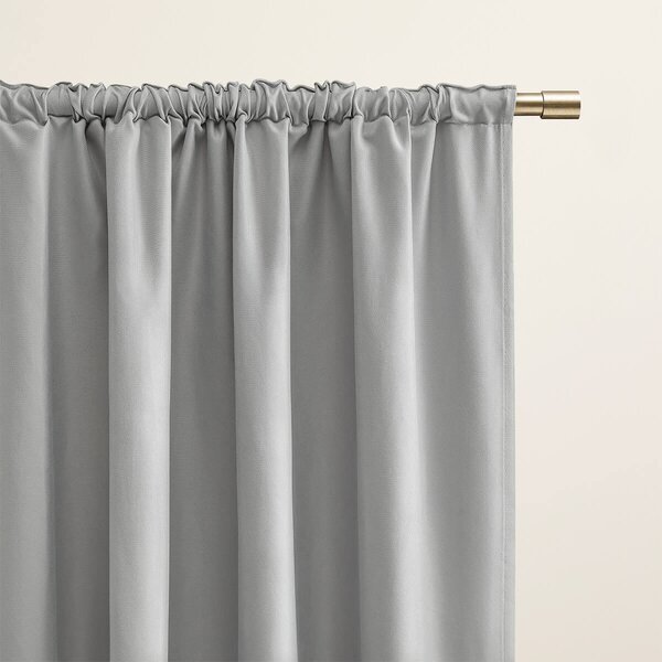 Zavese v setu EFE Light Grey (2 kos) 135x250