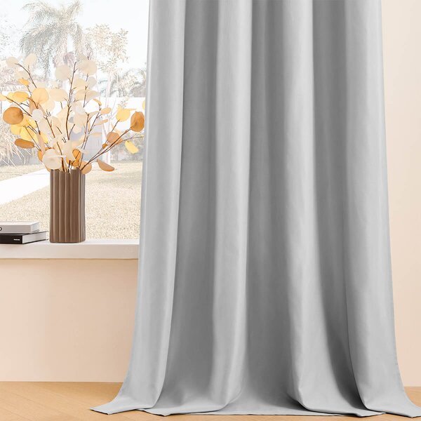 Zavese v setu EFE Light Grey (2 kos) 135x250