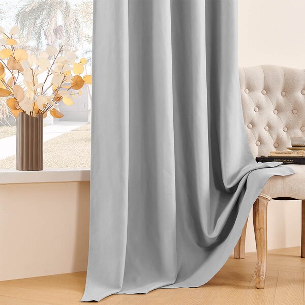 Zavese v setu EFE Light Grey (2 kos) 135x260