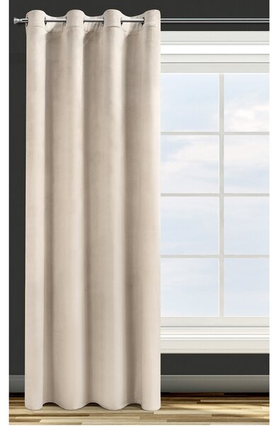 Zavese v setu Velvet Light Beige (2 kos) 135x250