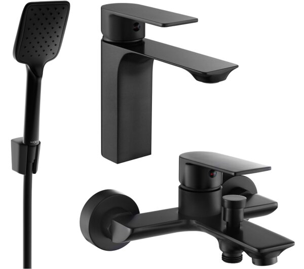 Mexen Alexa R62 komplet za kopalno kad, črn - 71203R62-70