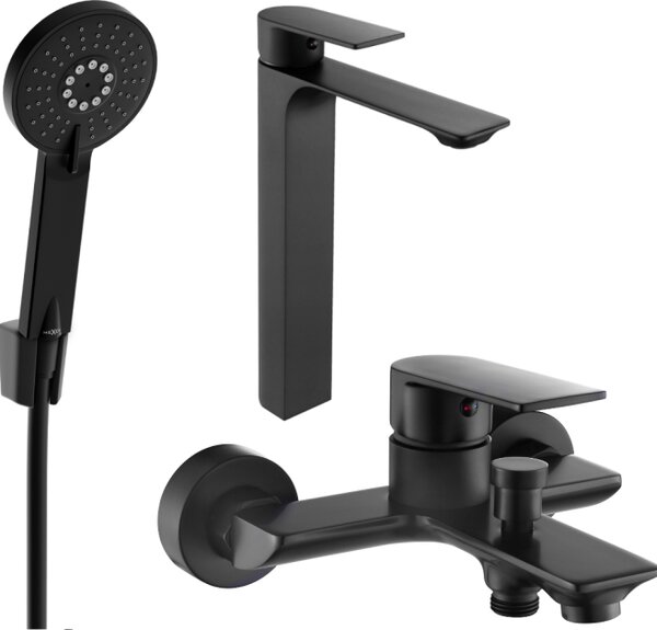 Mexen Alexa Komplet za kopalno R40, črn - 71213R40-70