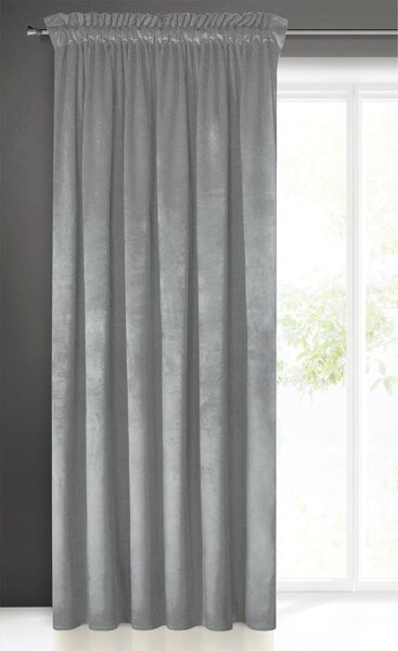 Zavese v setu Velvet Grey (2 kos) 135x250