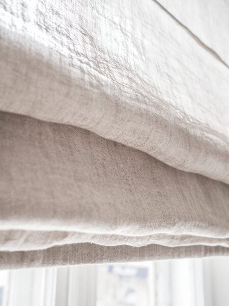 Rimska zavesa šir. 100 cm Linen Muslin 2 barve