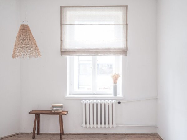 Rimska zavesa šir. 120 cm Linen Muslin 2 barve