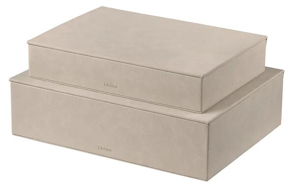Blomus Komplet škatel za shranjevanje Blomus Sahla 5 × 25 × 7 / 40 × 30 × 11 cm 2-pack
