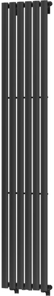 Mexen Oregon dekorativni radiator 1800 x 360 mm, 604 W, črna - W202-1800-350-00-70