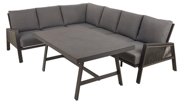 LOUNGE GARNITURA tkanina aluminij