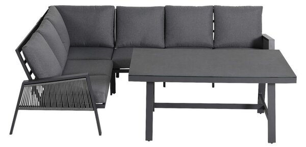 LOUNGE GARNITURA tkanina aluminij