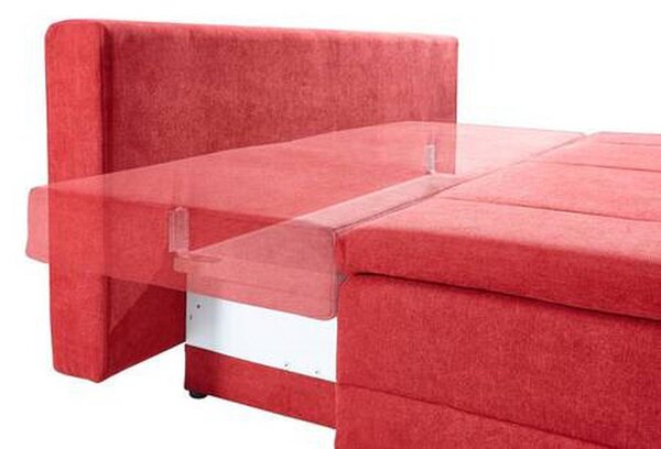 BOXSPRING ZOFA, krem barve tekstil