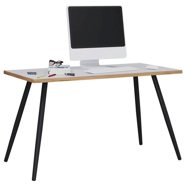 P & B Pisalna Miza Salia T50, Barva Hrasta, Bela, 110x50cm