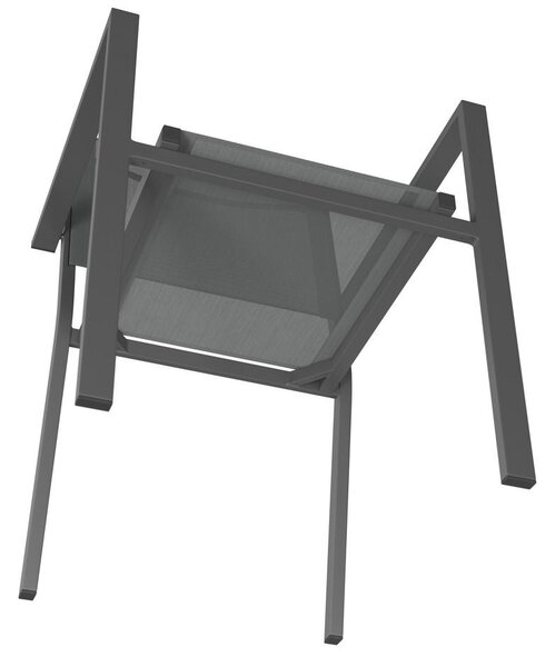 STOL aluminij antracit, siva