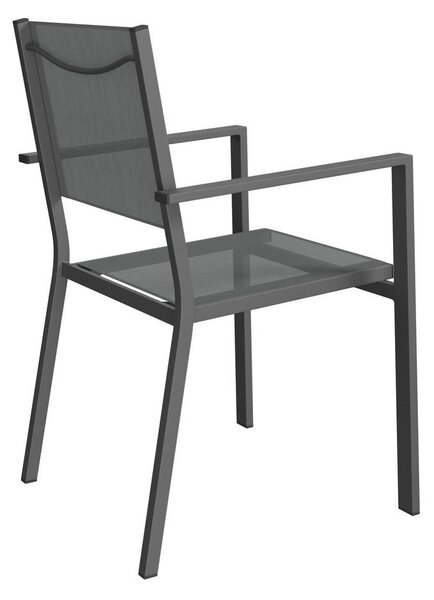 STOL aluminij antracit, siva