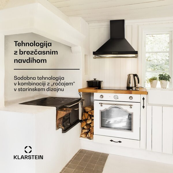 Klarstein Montblanc 60, digestor, 610m³/h. 165W, 2x1,5W, LED, trak