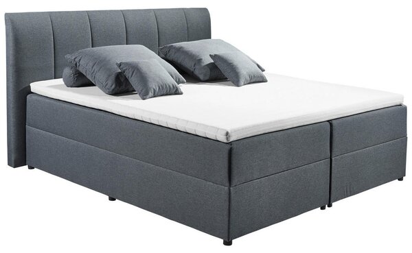 POSTELJA BOXSPRING 180 cm x 200 cm , tekstil antracit