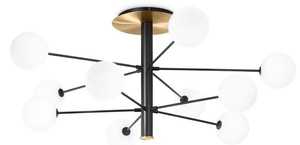 STROPNA LED-SVETILKA Nero Ottone 370 lm 3000 K