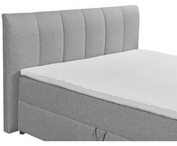 POSTELJA BOXSPRING 180 cm x 200 cm , tekstil antracit