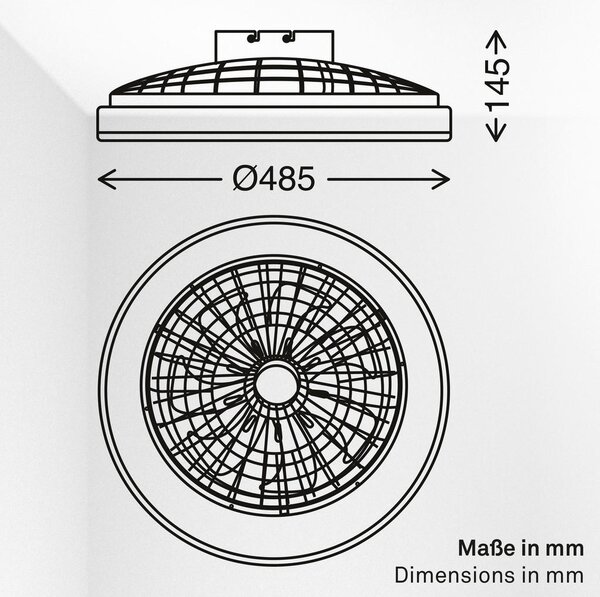 STROPNI VENTILATOR 3000-6500 K