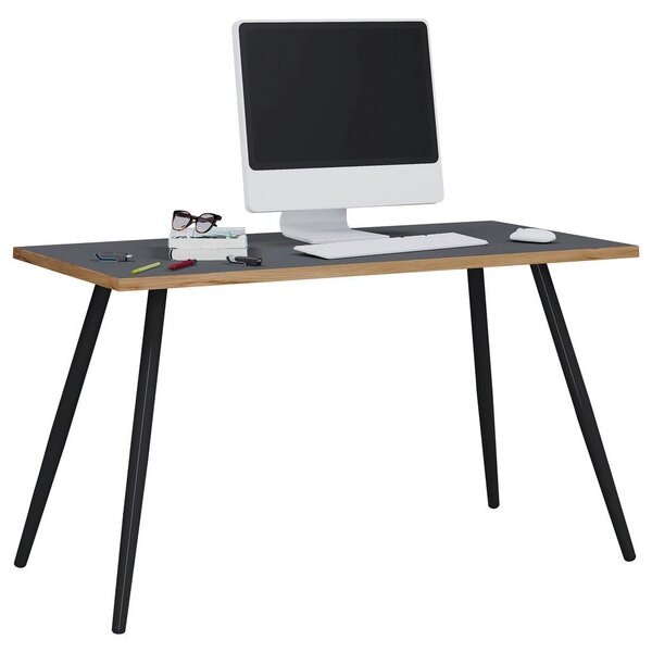 P & B Pisalna Miza Salia T50, Barva Hrasta, Antracit, 110x50cm