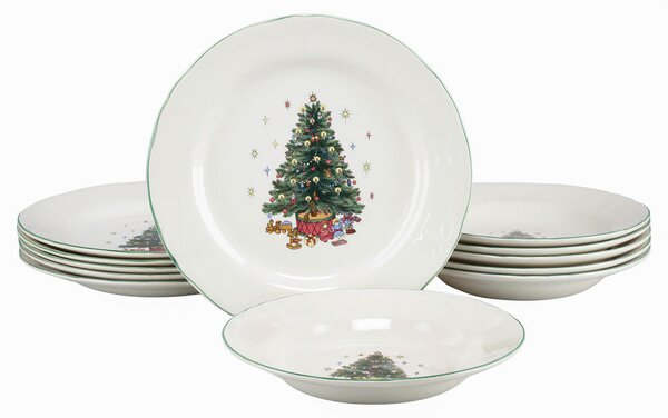 JEDILNI SERVIS Tannenbaum bunt