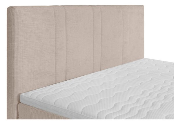POSTELJA BOXSPRING 180 cm x 200 cm , tekstil bež