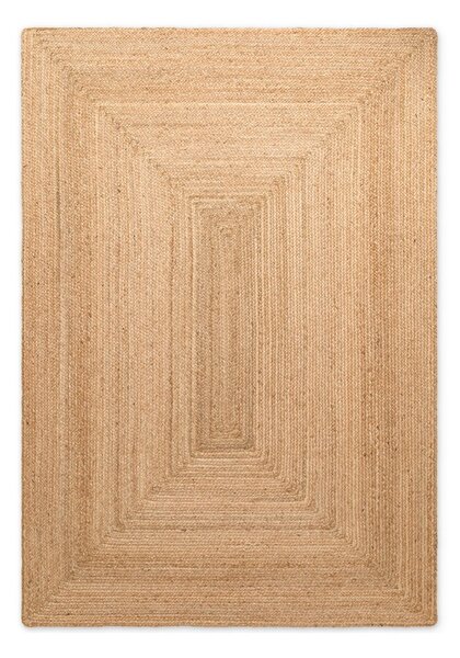 Obojestranska/ročno tkana preproga iz jute v naravni barvi 60x90 cm Juno – Hanse Home