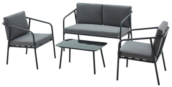 VRTNI SET železo antracit, črna antracit, siva, črna